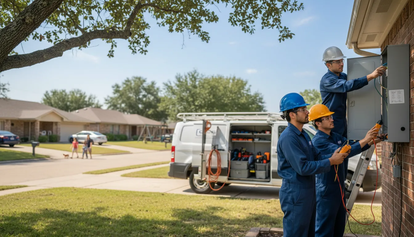 Certified electrician providing emergency electrical services in Syracuse, KS